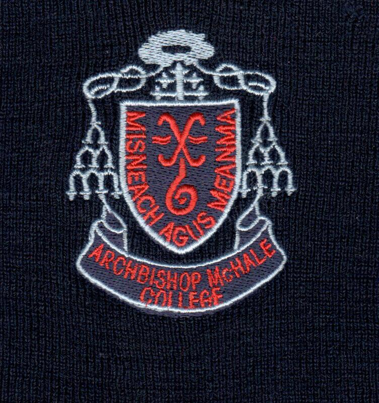 ARCHBISHOP MCHALE TUAM NAVY ROUND NECK SWEAT SHIRT