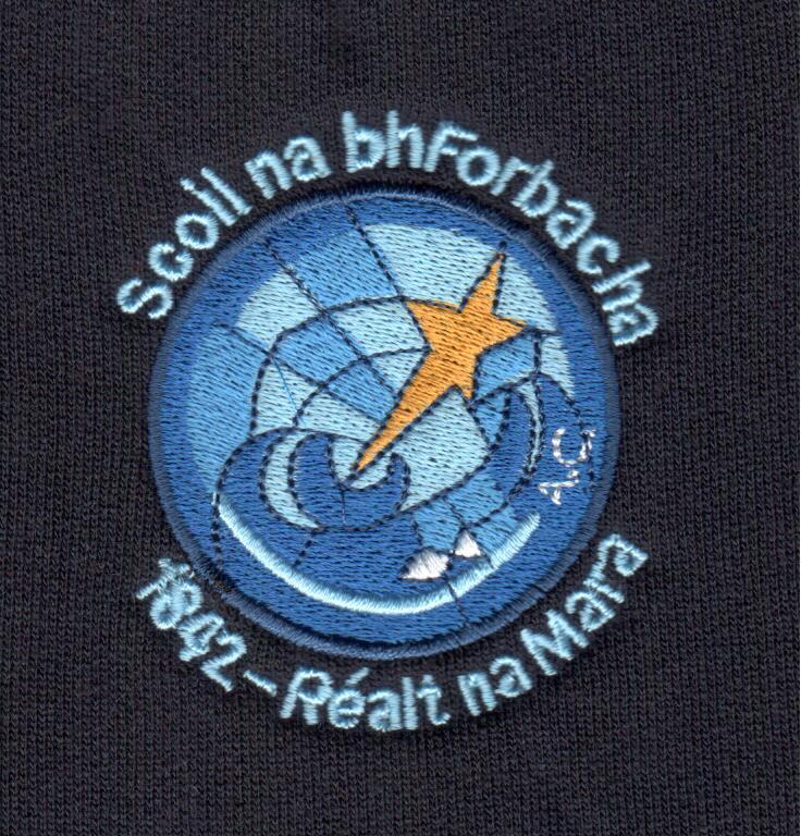 SCOIL NA BHFORBACHA FURBO N.S. NAVY ROUND NECK SWEAT SHIRT