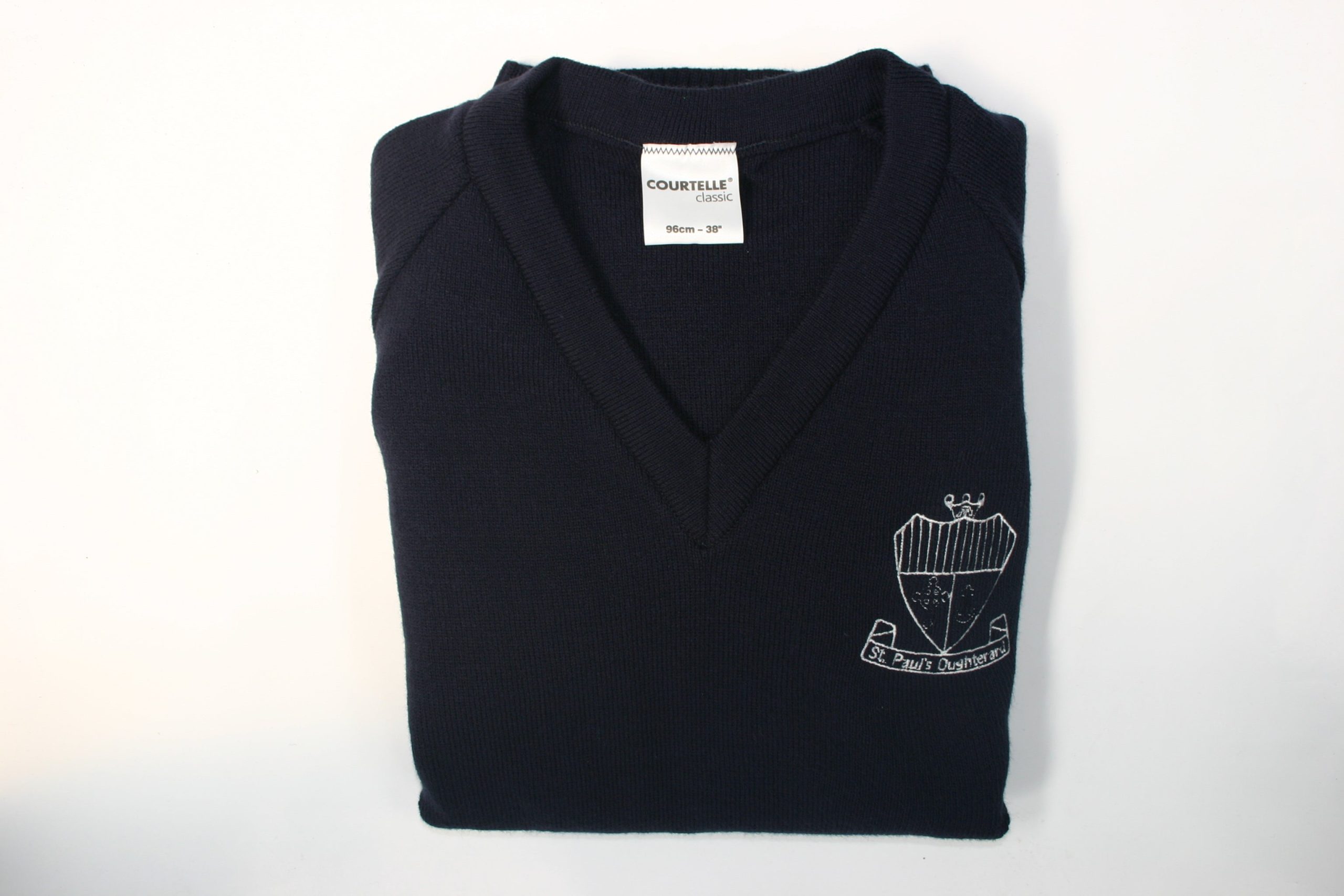 ST PAULS OUGHTERARD /V NECK KNITTED JUMPER