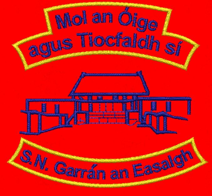 S.N. GARRÁN RED POLO SHIRTS WITH SCHOOL CREST