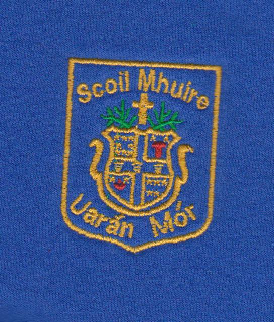 SCOIL MHUIRE ORANMORE OCEAN BLUE SWEAT SHIRT