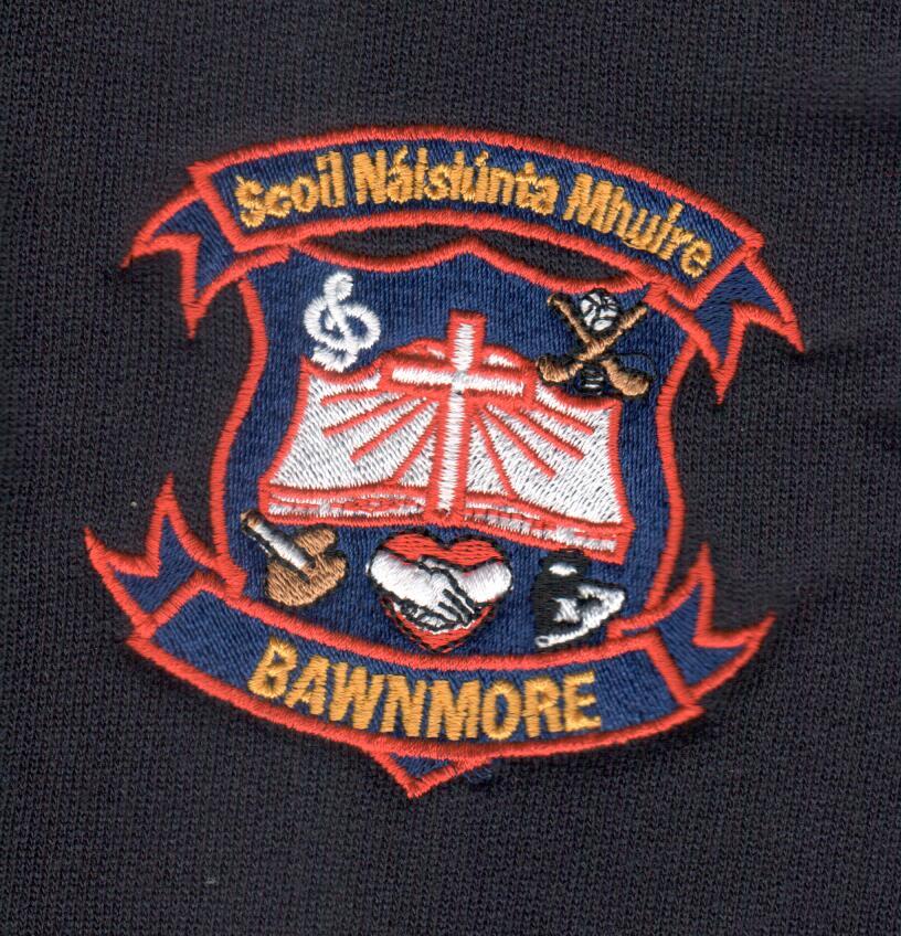BAWNMORE NATIONAL SCHOOL NAVY KNITTED CARDIGAN