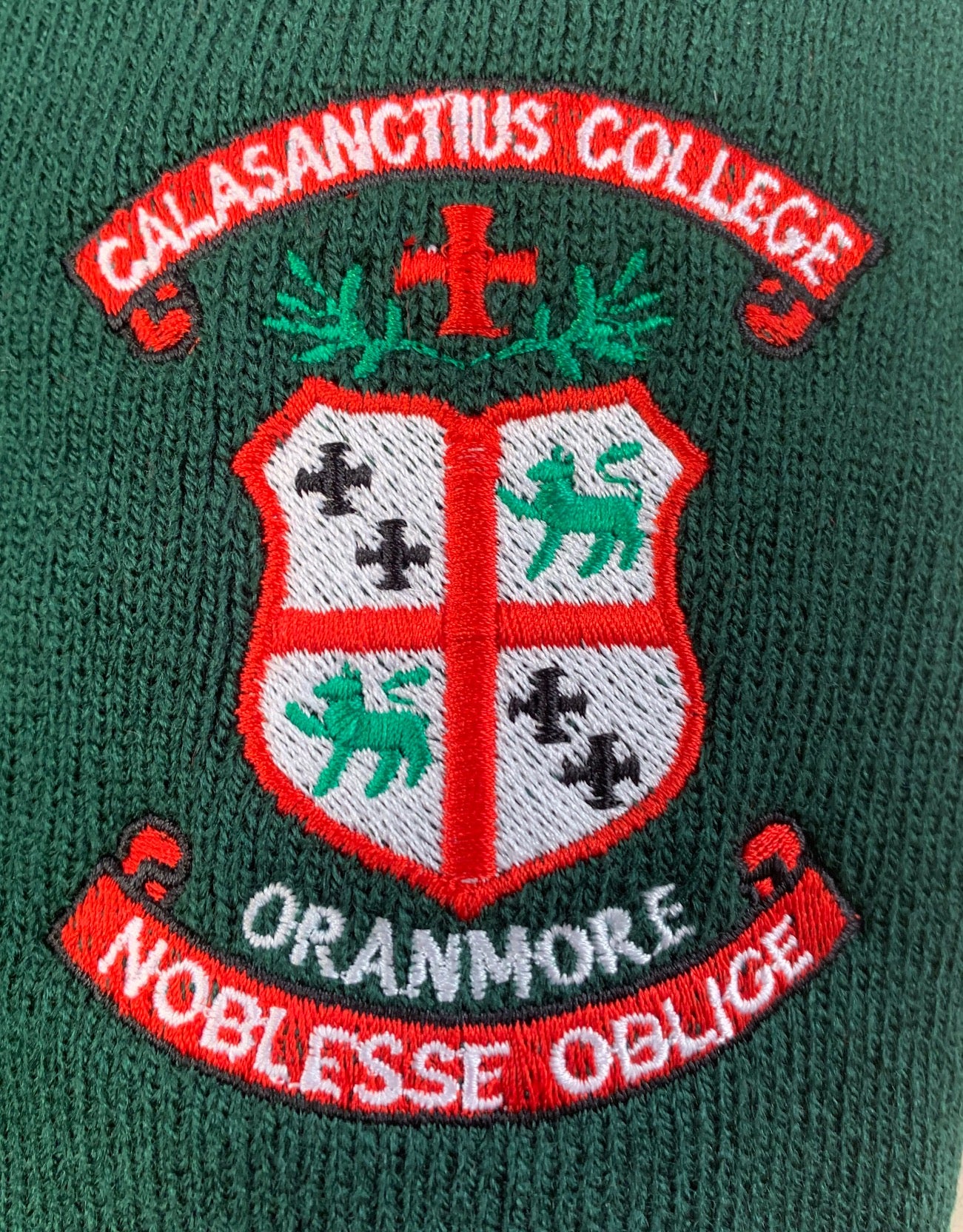 Callasanctius College Vneck School Jumper