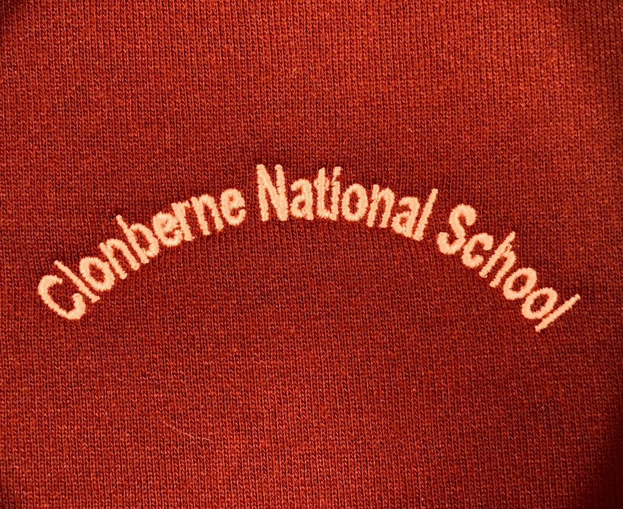 CLONBERNE NATIONAL SCHOOL MAROON ROUND NECK SWEATSHIRT