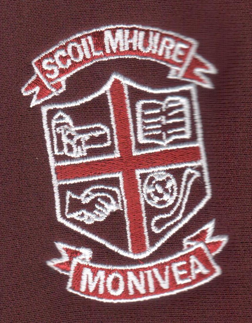 MONIVEA NATIONAL SCHOOL DARK MAROON ROUND NECK SWEAT SHIRT