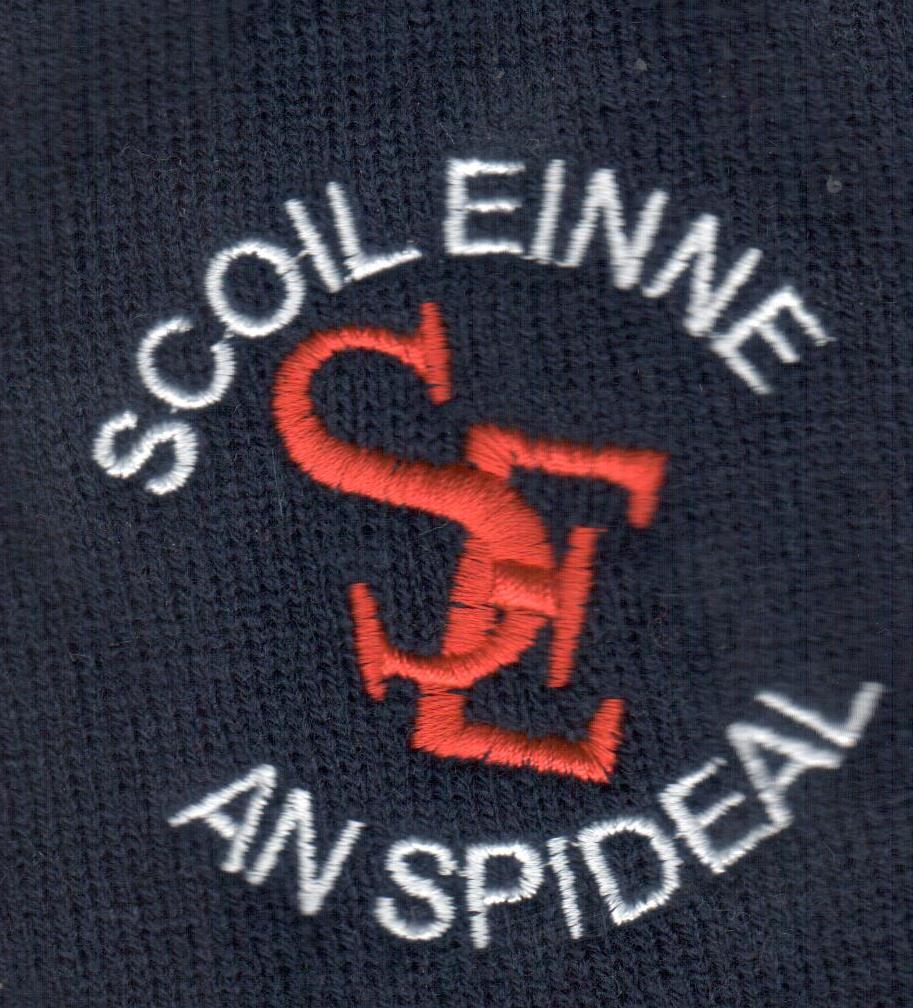 SCOIL EINNE AN SPIDEAL NAVY CRESTED SWEAT SHIRTS